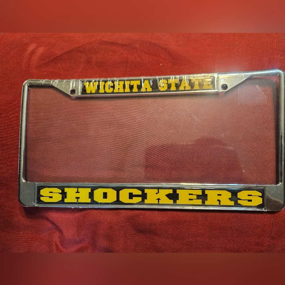 Wichita State University Shockers Licencse Plate Frame NWP